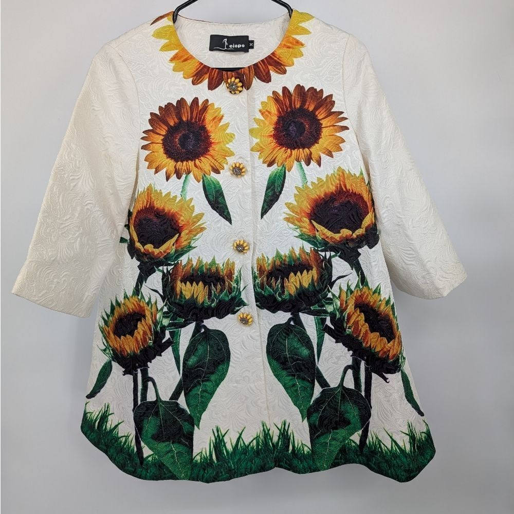 Leiopo sunflower coat